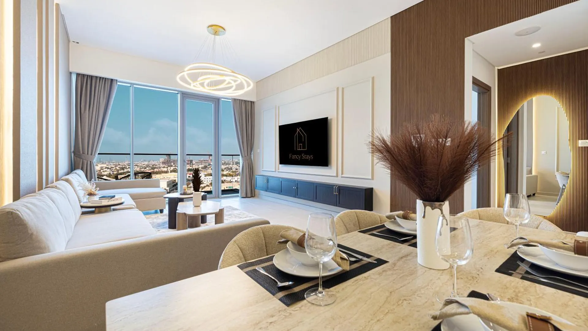Luxury Canal Front With Burj Khalifa Skyline View Ντουμπάι